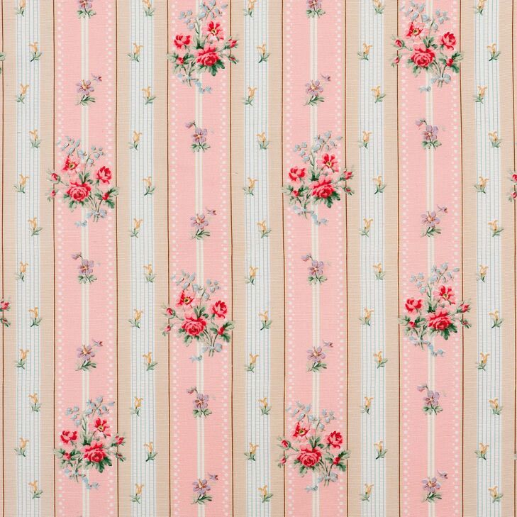 Serviette "Roseway", 33 x 33 cm Motivservietten, Saison, Ganzjahr, Retro