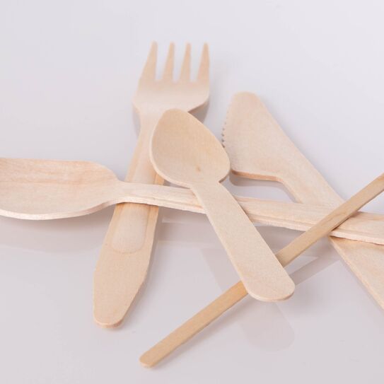 Besteck aus Holz