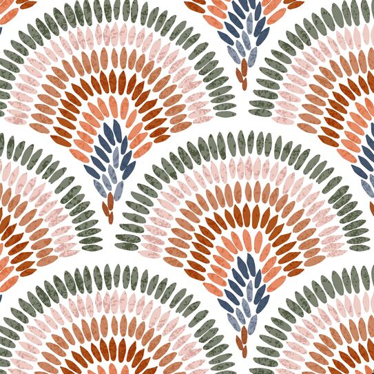 Serviette "Earth Paraiso", 33 x 33 cm Motivservietten, Saison, Ganzjahr, Retro